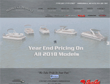 Tablet Screenshot of midwestmarineboats.com